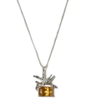 Heather Necklace in Citrine