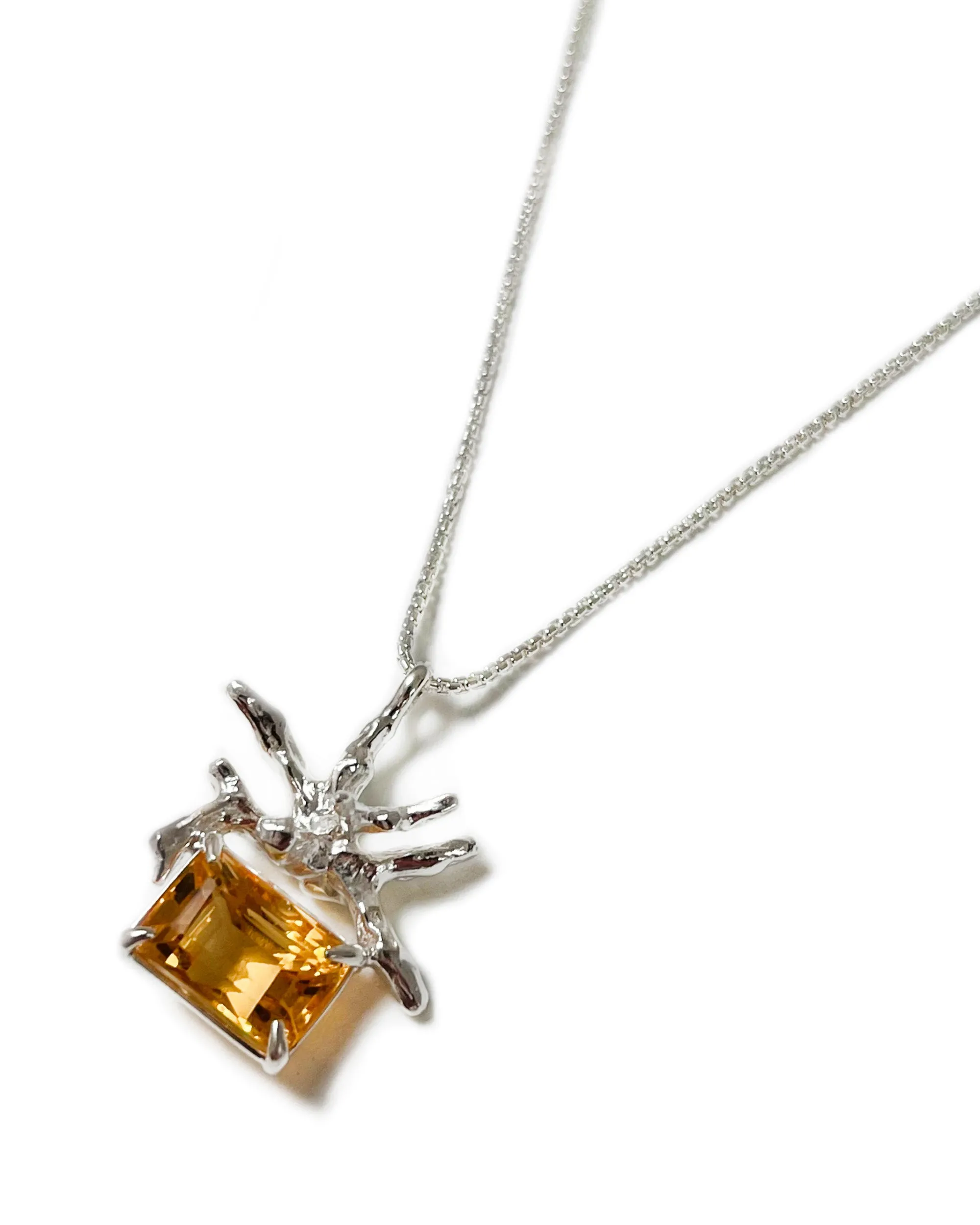 Heather Necklace in Citrine