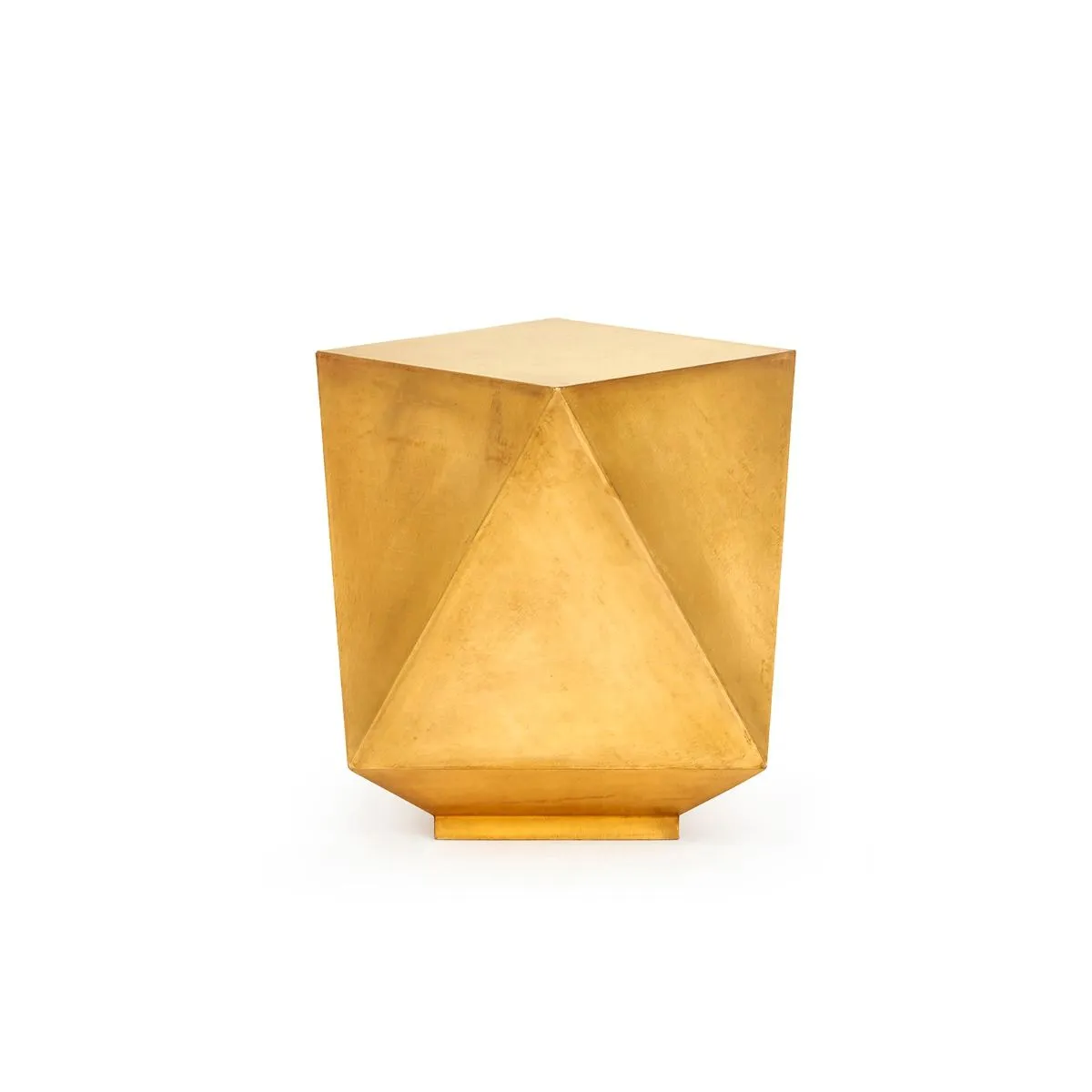 Hedron Side Table / Light Antique