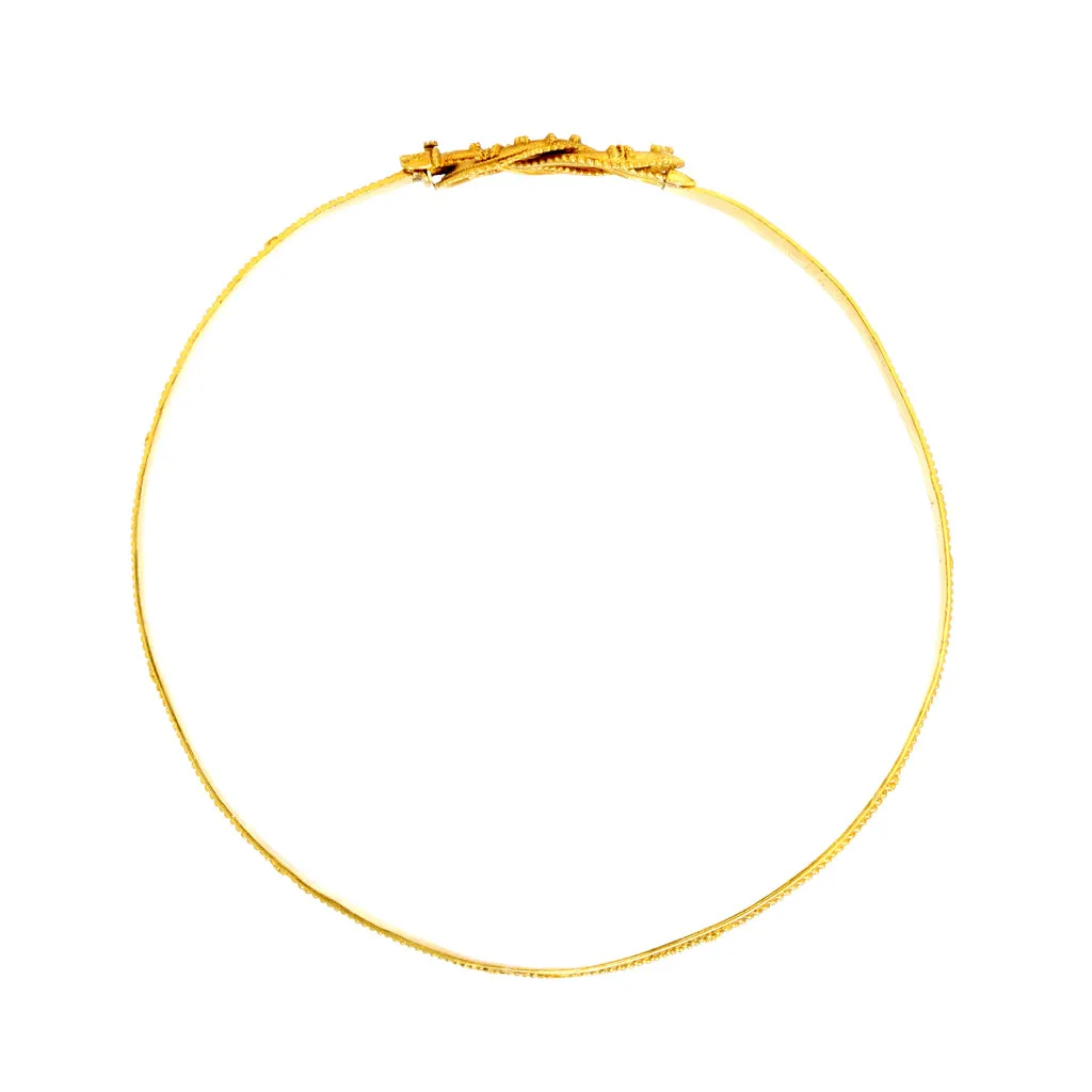 Hercules Infinity Knot Chocker Signed Ilias Lalaounis 22 Karat Yellow Gold