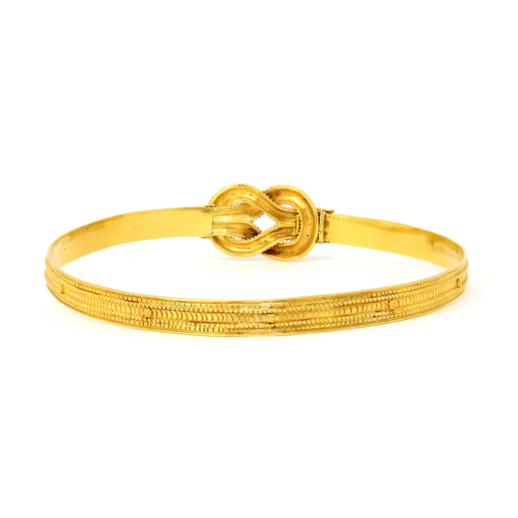 Hercules Infinity Knot Chocker Signed Ilias Lalaounis 22 Karat Yellow Gold