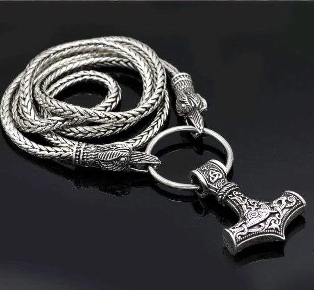 Huginn and Muninn Necklace