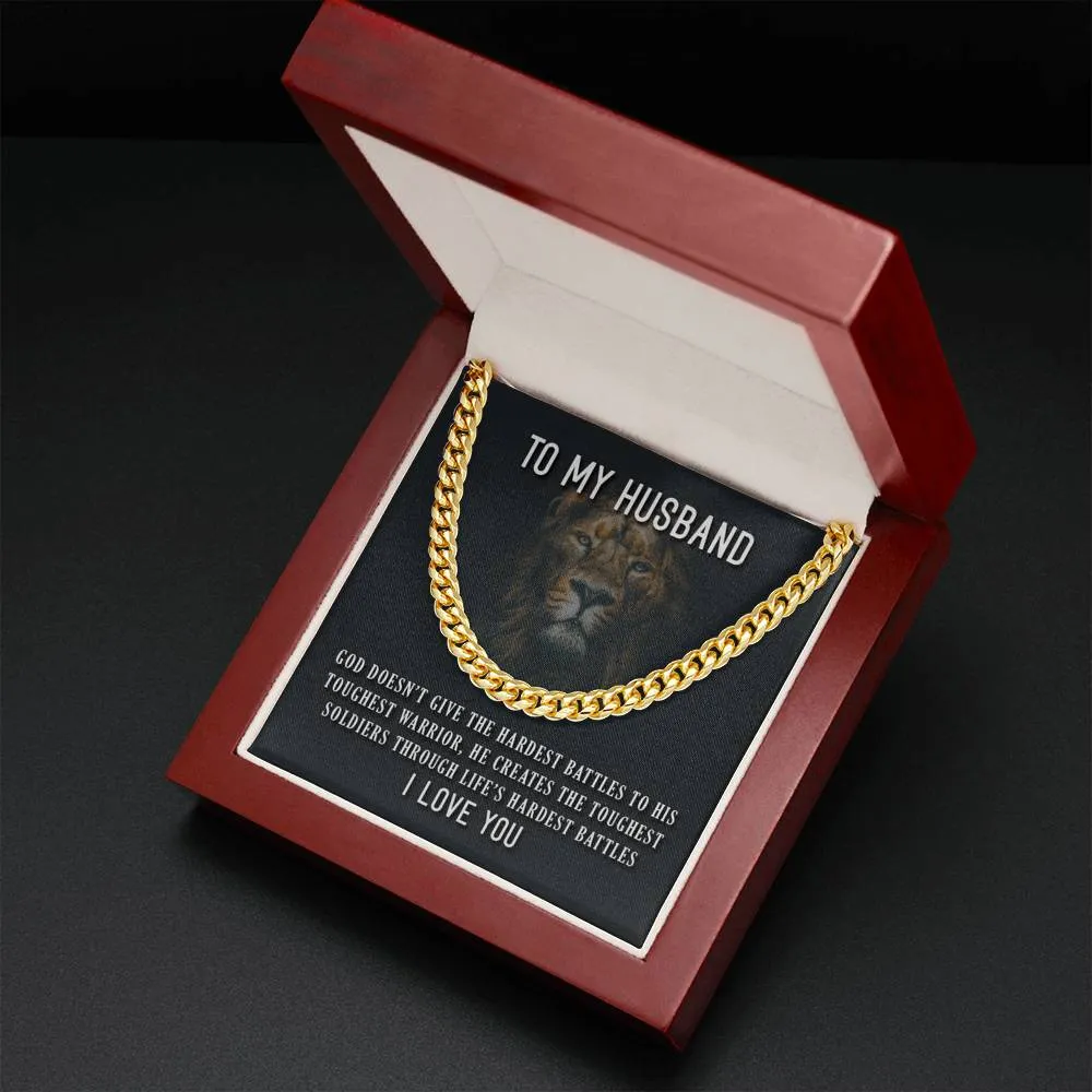 Husband Chain Link Necklace-Life’s toughest