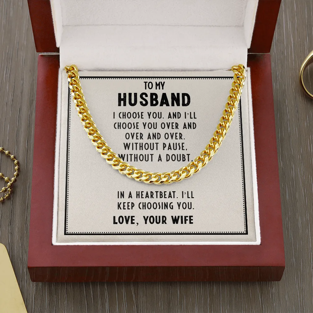 I'll Still Choose You - Cubanlink Message card From Wife