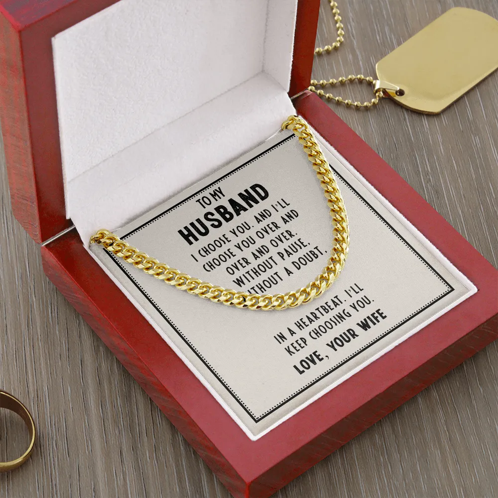 I'll Still Choose You - Cubanlink Message card From Wife