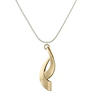 Interlocking 3D Swoops Necklace