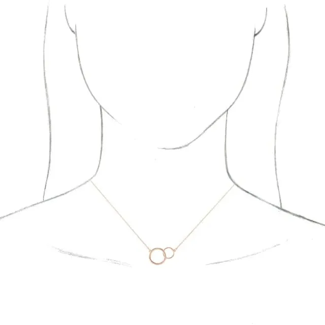 Interlocking Circle Necklace - Special Order
