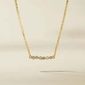 Iridescent Ombré Birthstone Necklace