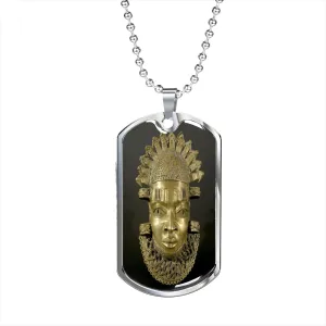 Iyoba African Dog Tag Necklace