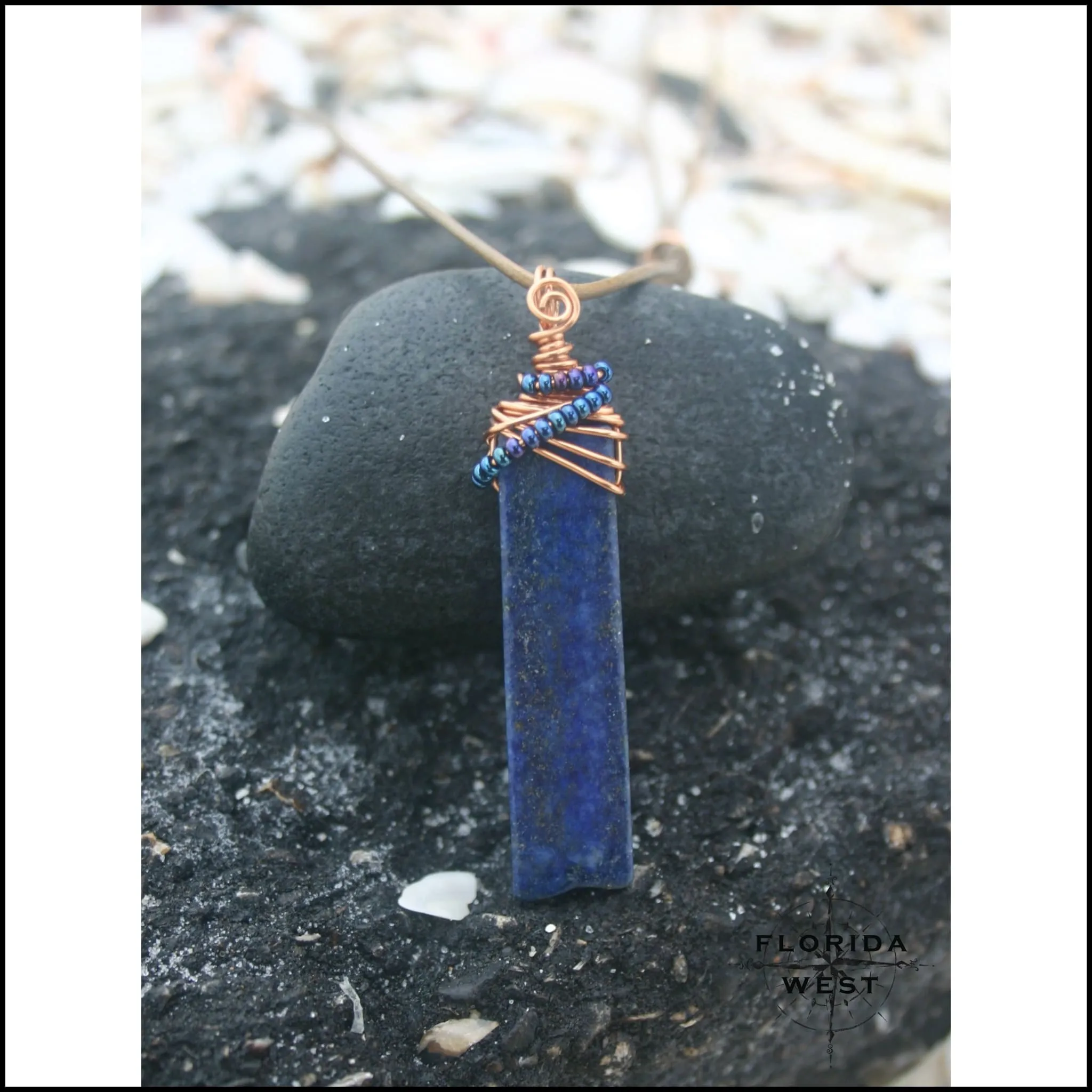 Lapis & Copper Necklace