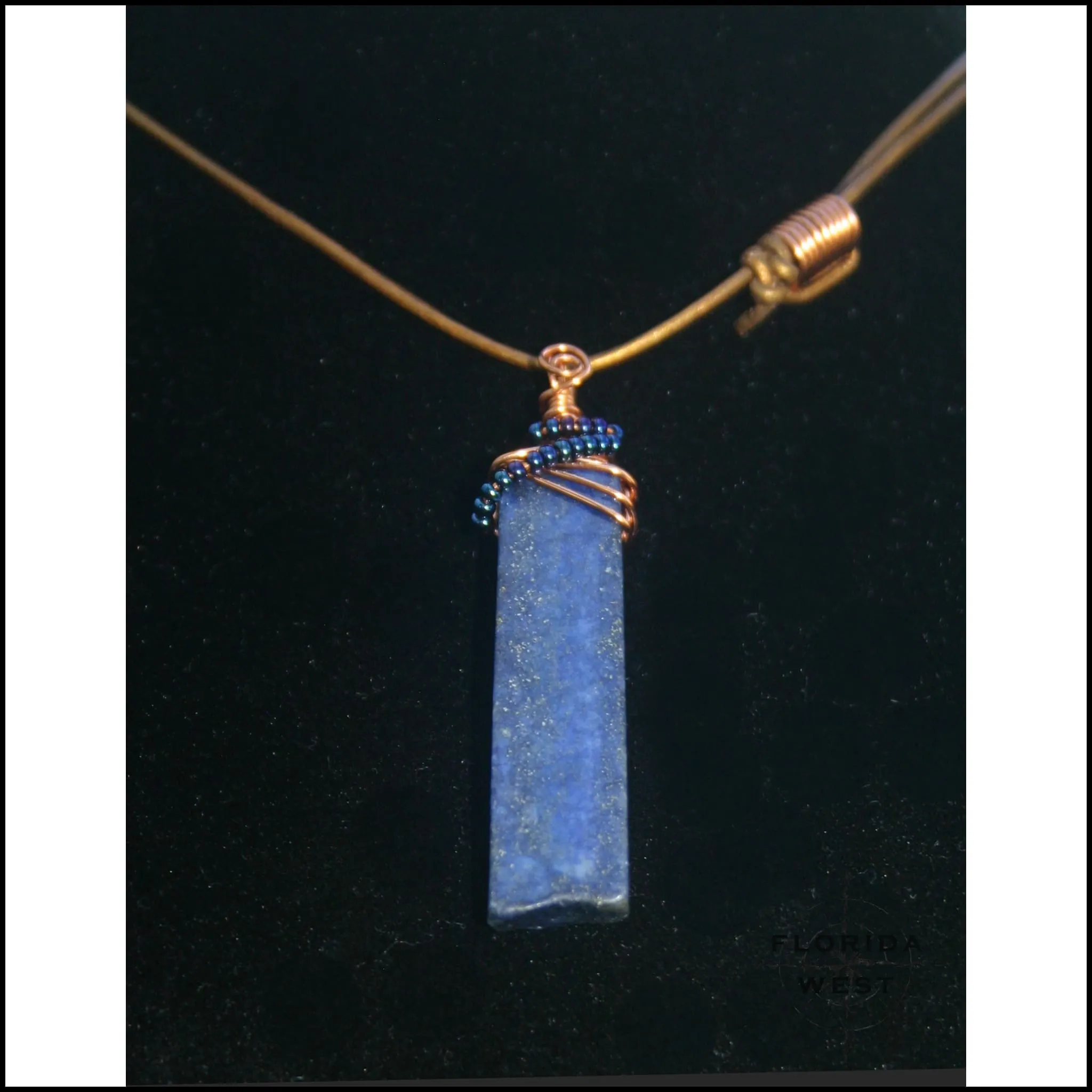 Lapis & Copper Necklace