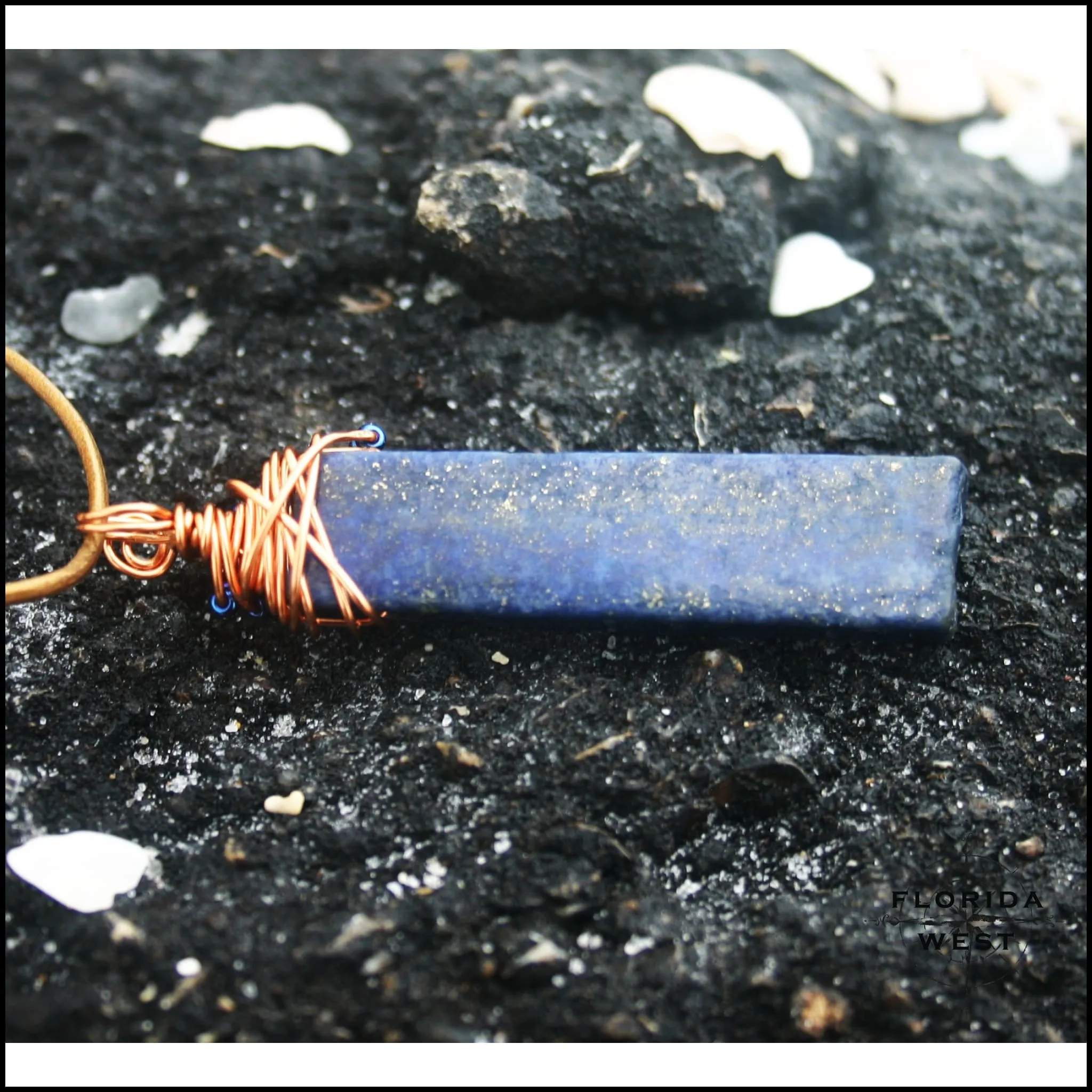 Lapis & Copper Necklace