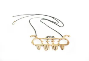 Large Viking Comb Necklace