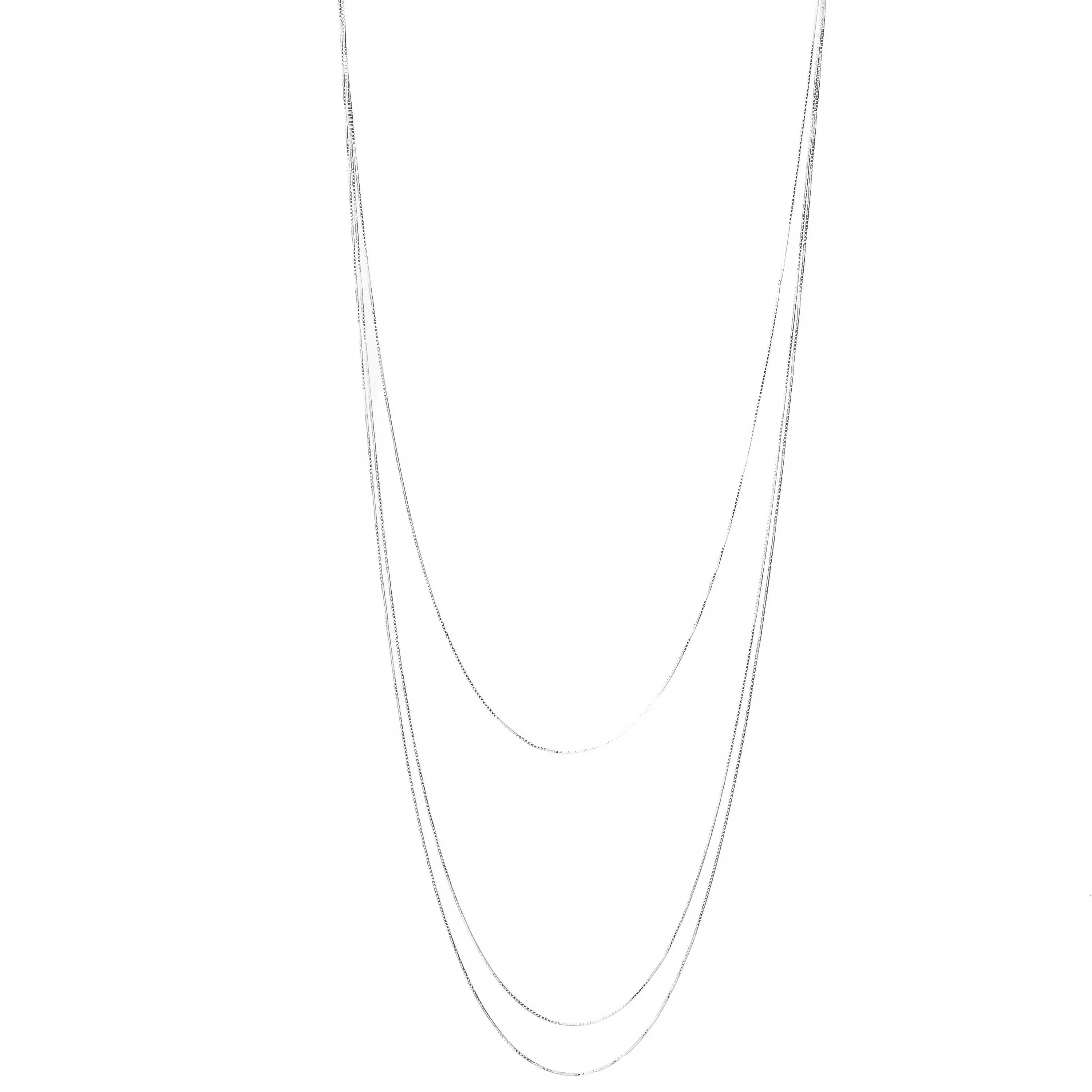 Layered Box Chain Necklace