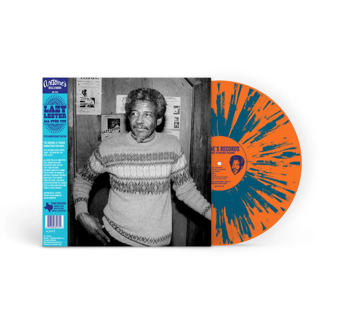 Lazy Lester – All Over You [Splatter Vinyl] – New LP