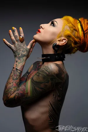 Lena Scissorhands - Amber and Ink - 8x12 Signed Pearl Print