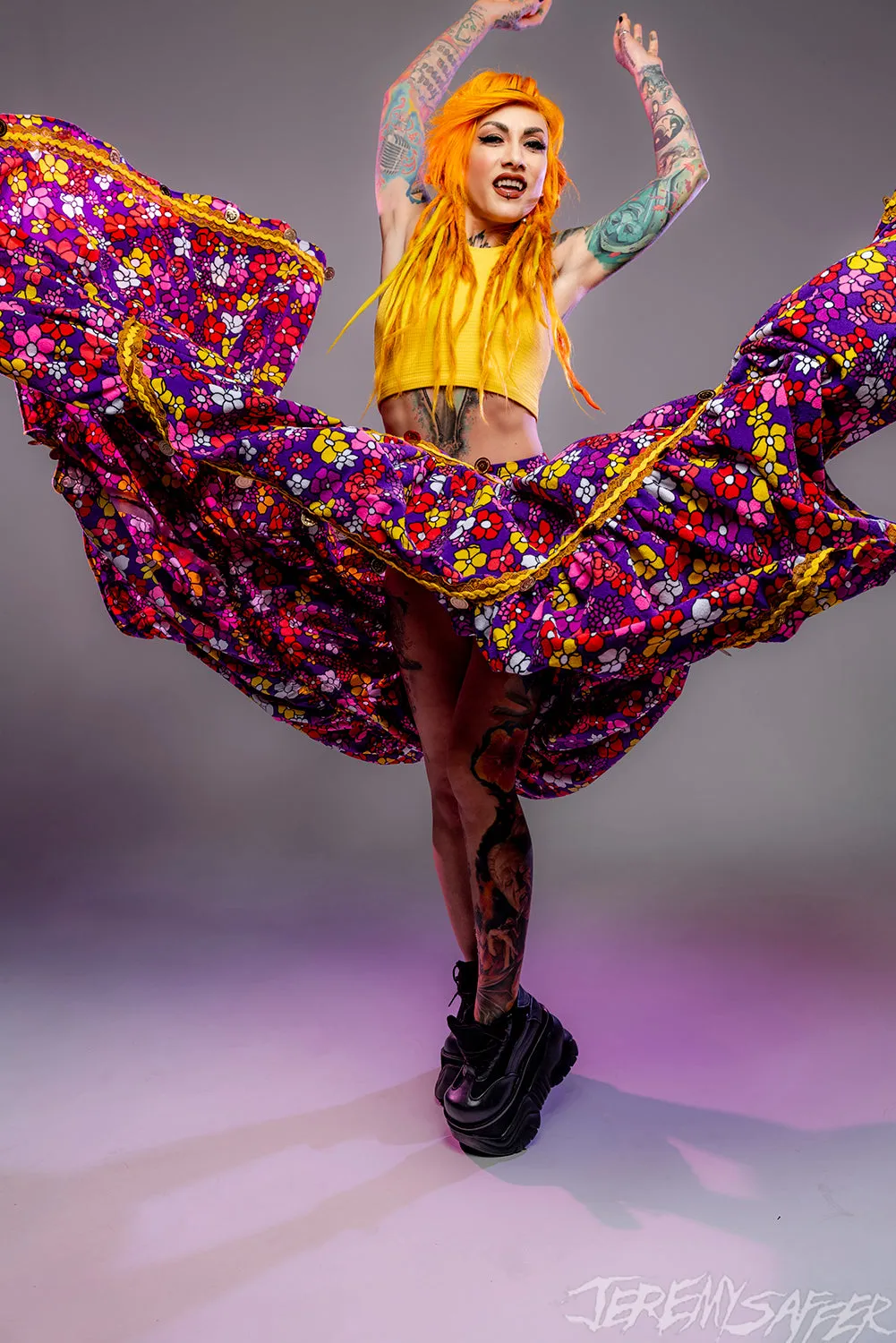 Lena Scissorhands - Flying Flowers - 8x12 Signed Pearl Print
