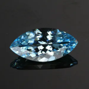 Light Blue Marquise Cut Aquamarine Gemstone 3.45 Carats