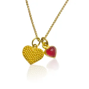 “Love Always” Heart Pendants