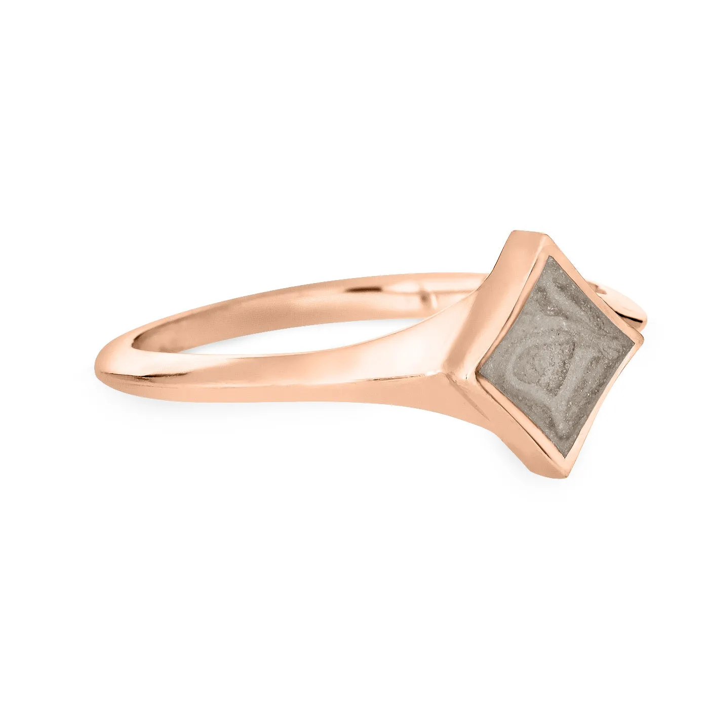 Luminary Cremation Ring in 14K Rose Gold