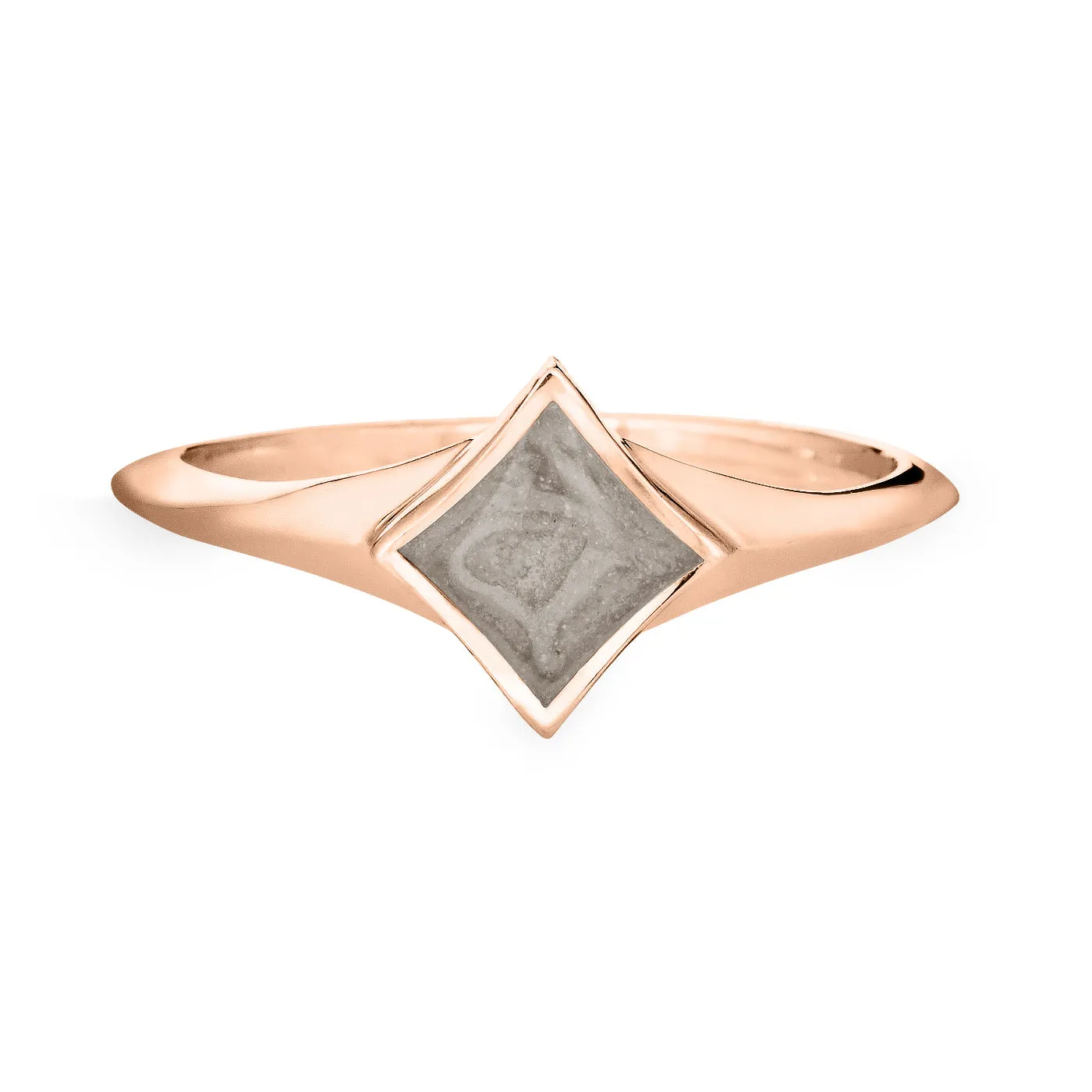 Luminary Cremation Ring in 14K Rose Gold