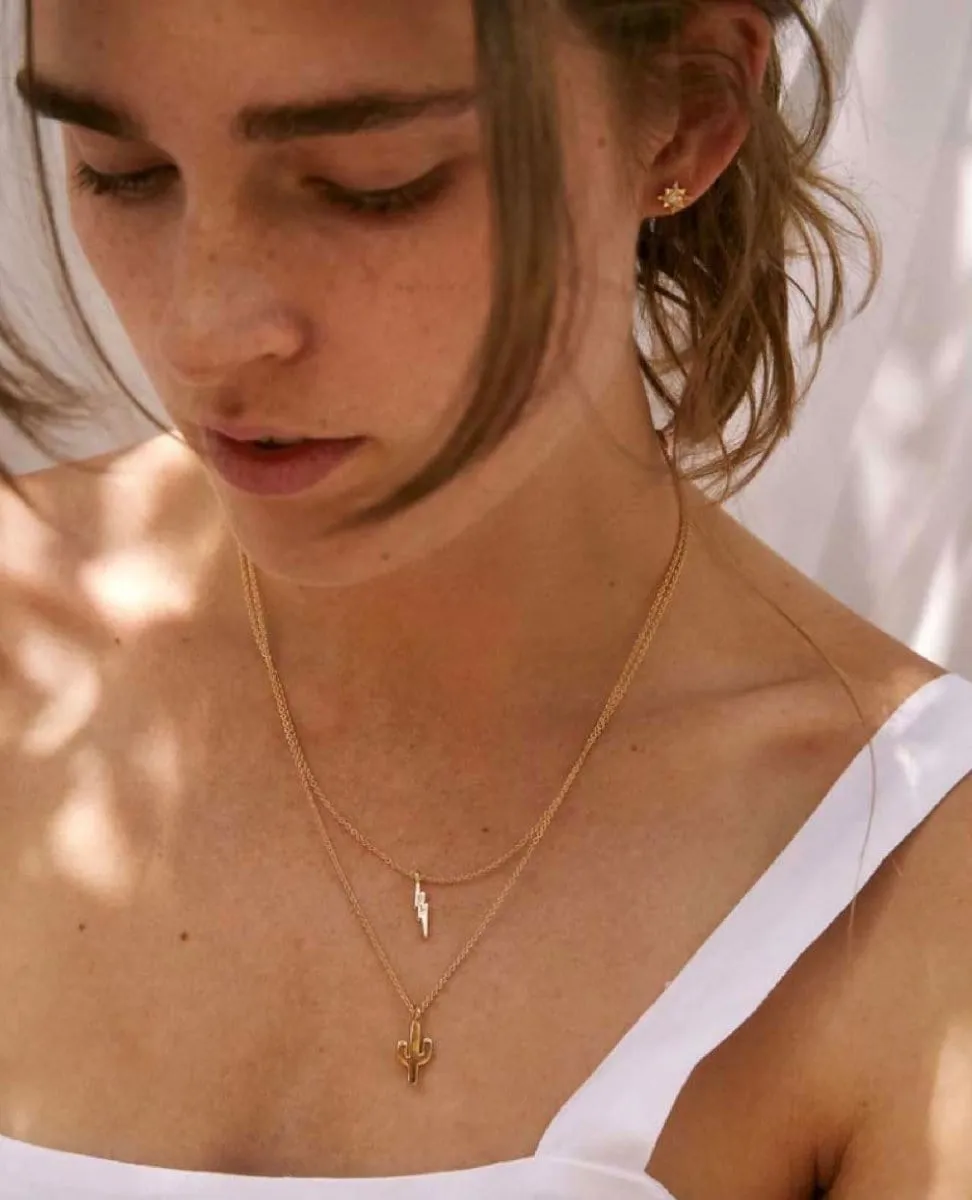 Made of Lightning Necklace 14k Gold
