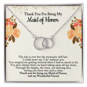 Maid of Honor Gift, Maid of Honor Necklace, Matron of Honor, Maid of Honor Thank You Gift