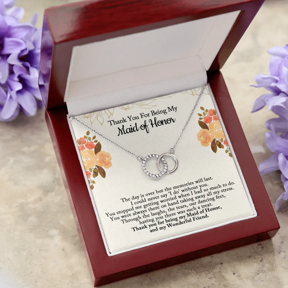 Maid of Honor Gift, Maid of Honor Necklace, Matron of Honor, Maid of Honor Thank You Gift