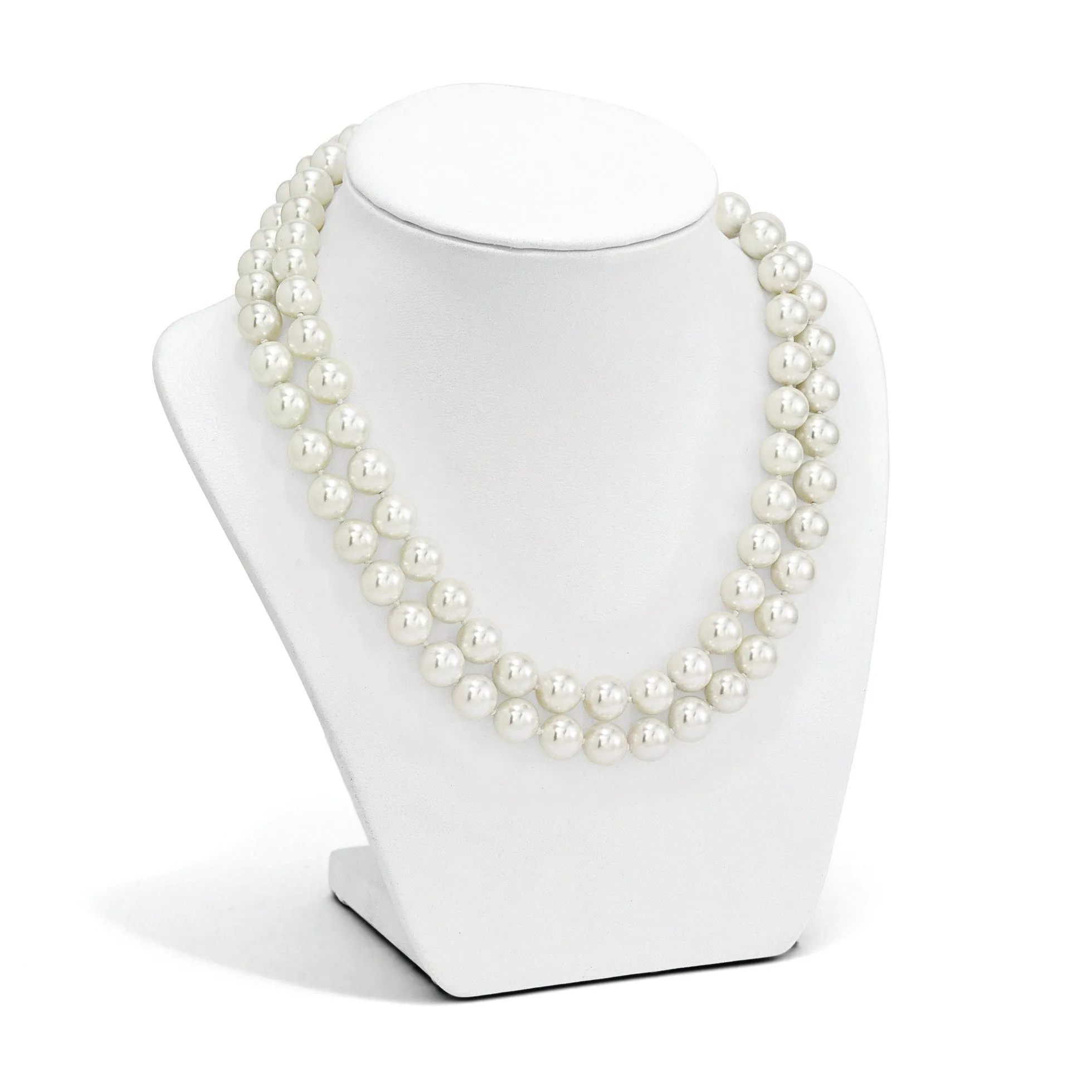 Majestik White Shell Pearl Necklace