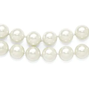 Majestik White Shell Pearl Necklace