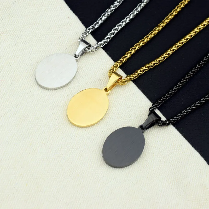 Medical Titanium Steel San Judas Necklace for Men and Women