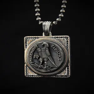Men's Sterling Silver Coin Necklace