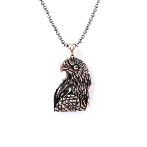 Men's Sterling Silver Eagle Necklace