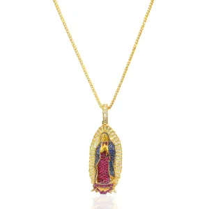 Micro Lady of Guadalupe Piece (Fully Iced, Mosaic)