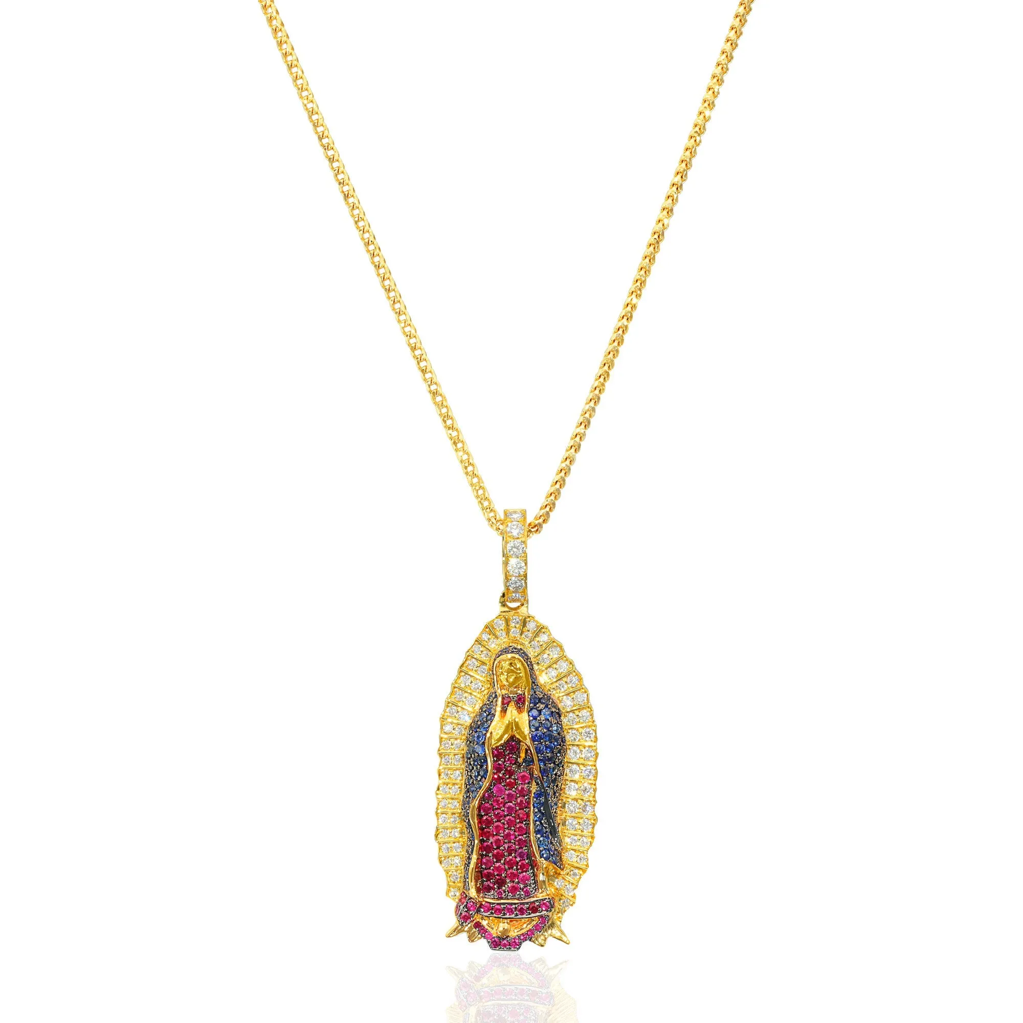 Micro Lady of Guadalupe Piece (Fully Iced, Mosaic)