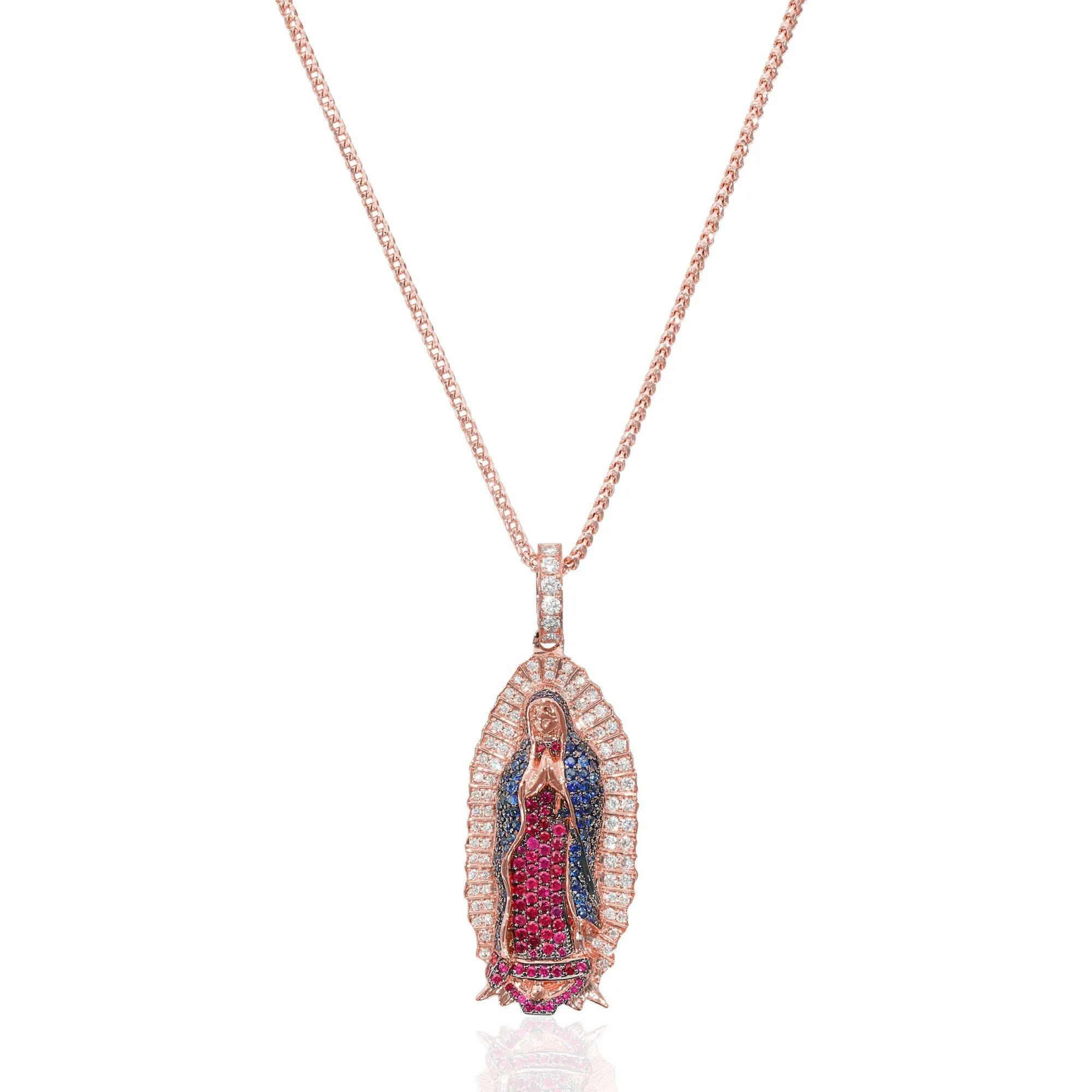 Micro Lady of Guadalupe Piece (Fully Iced, Mosaic)