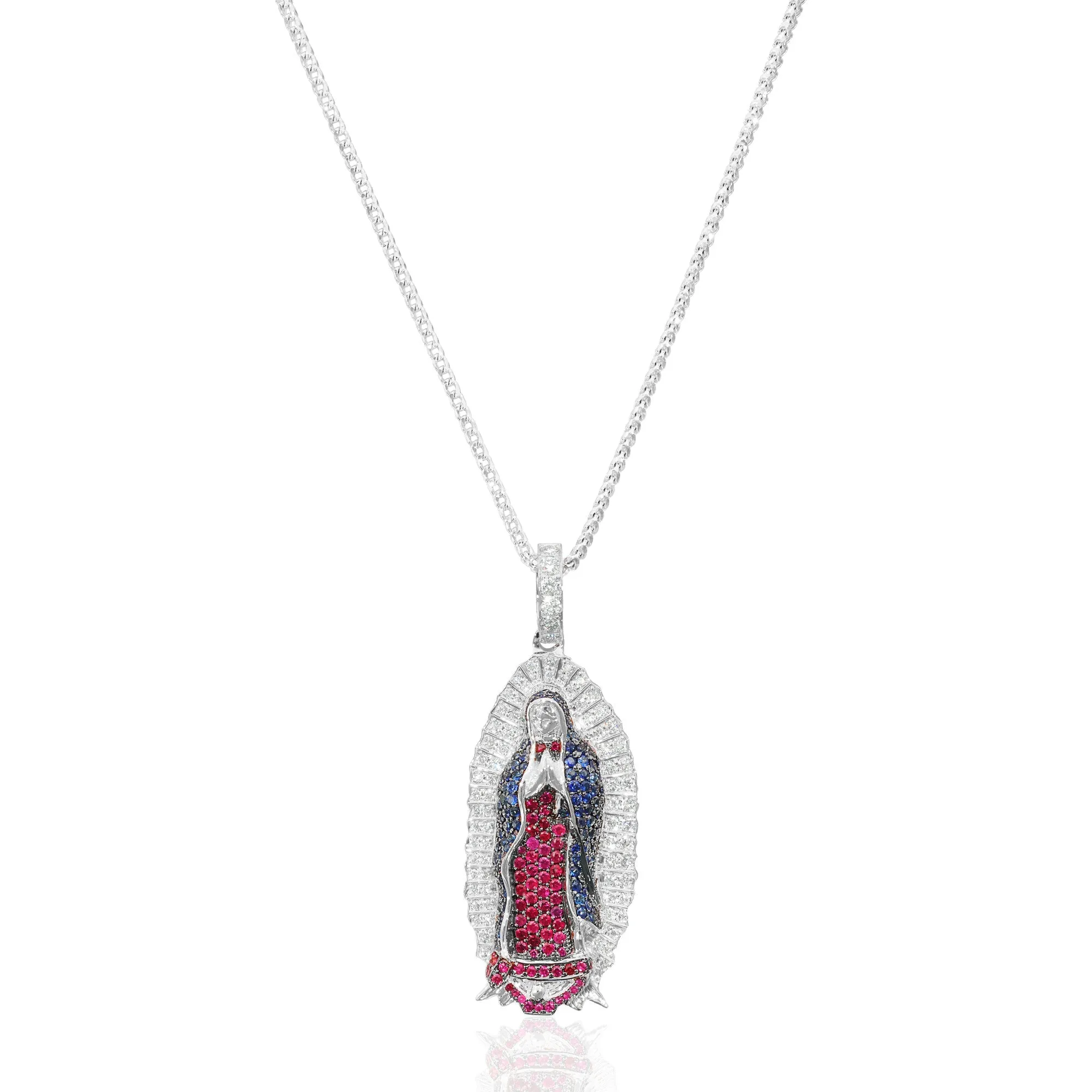 Micro Lady of Guadalupe Piece (Fully Iced, Mosaic)