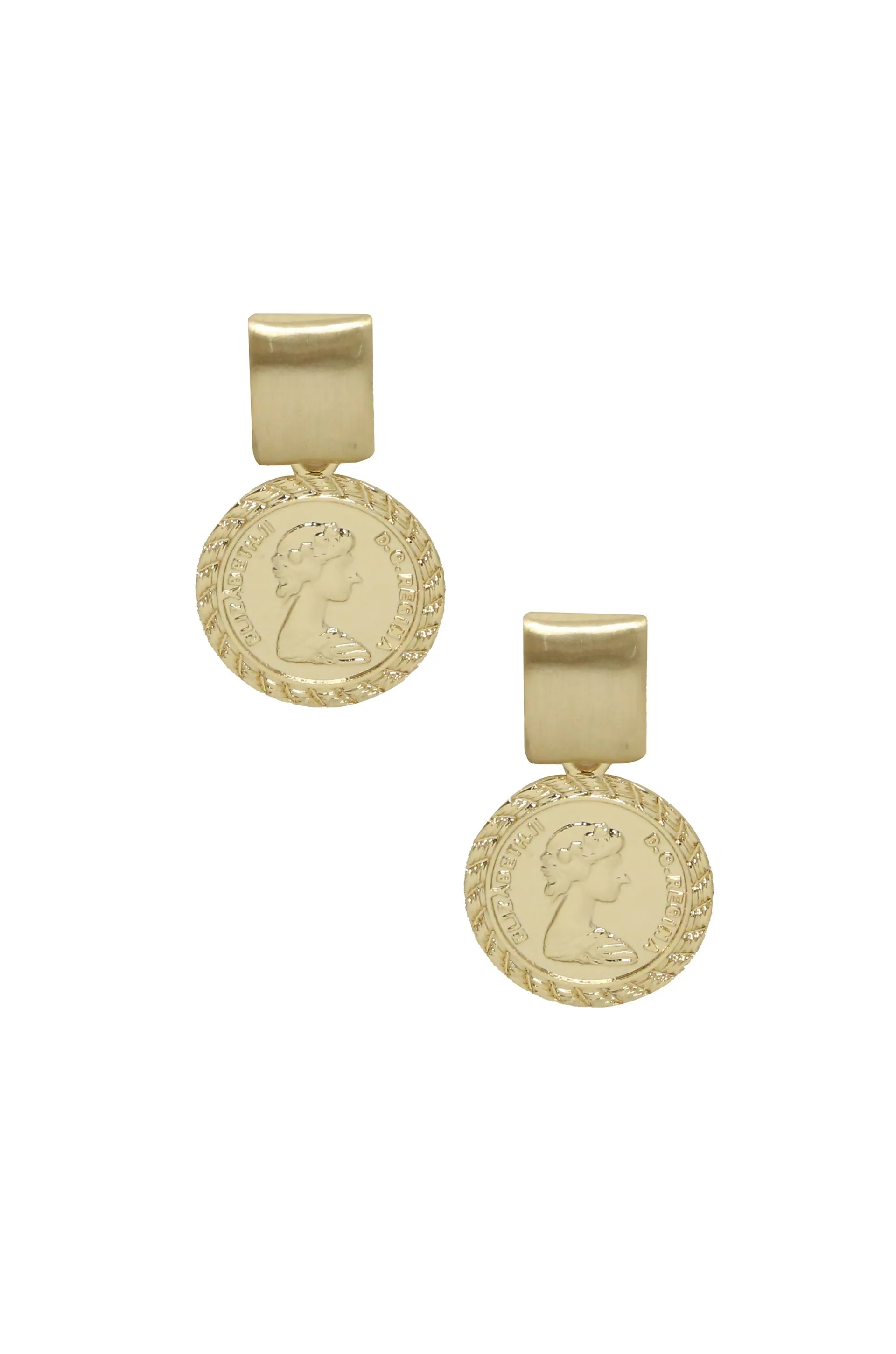 Mini Ancient Coin Earrings
