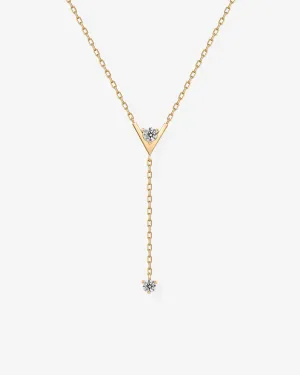 Mini Drop Lariat Necklace