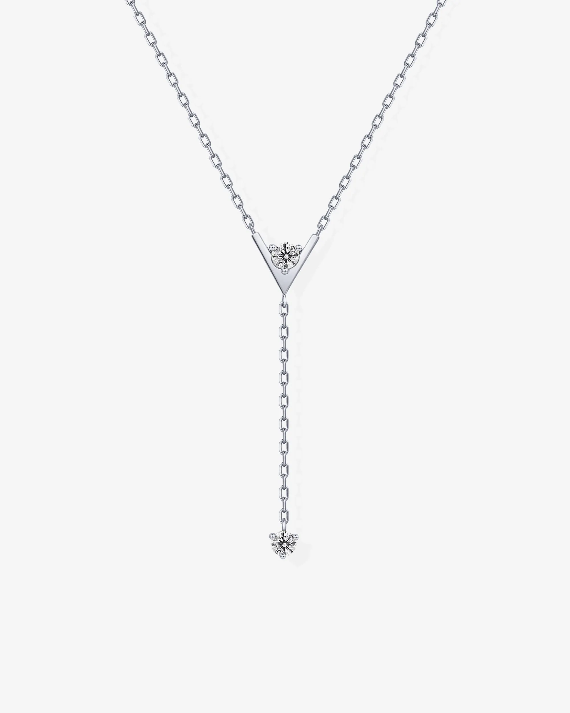 Mini Drop Lariat Necklace