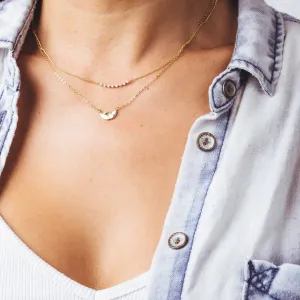 Mini Half Moon Necklace