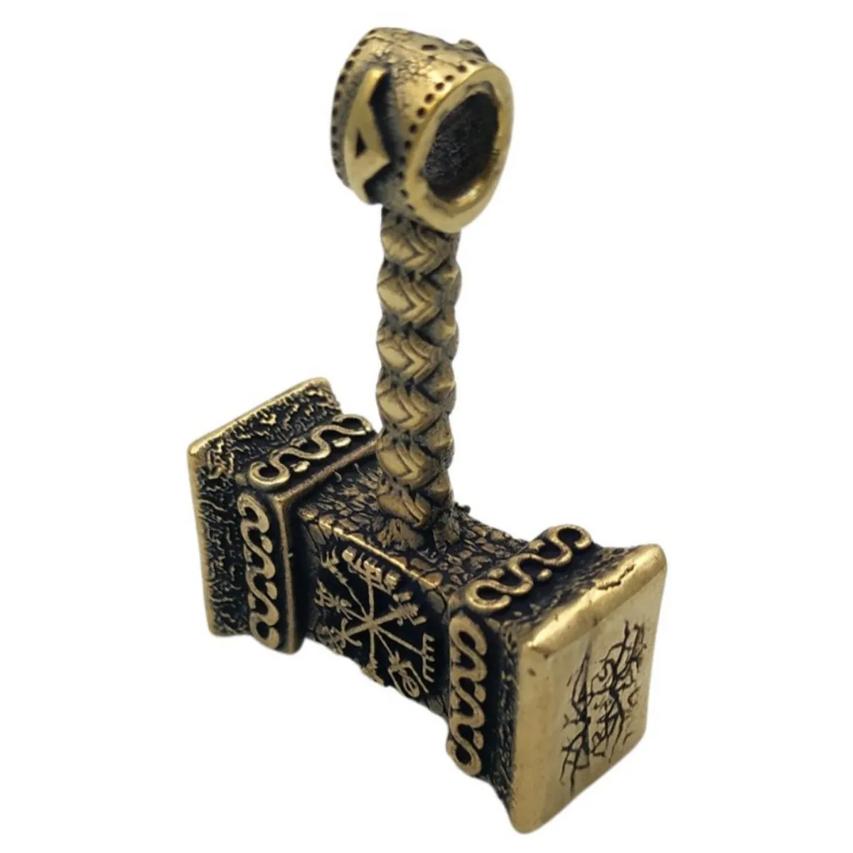 Mjolnir with runes pendant