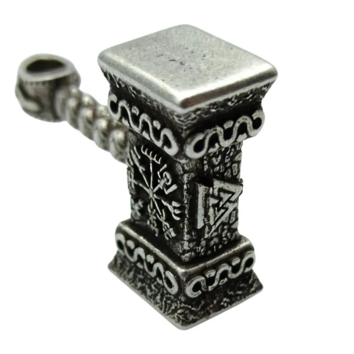 Mjolnir with runes pendant