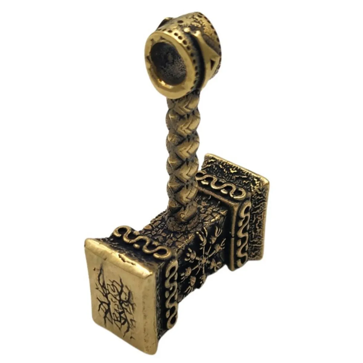 Mjolnir with runes pendant