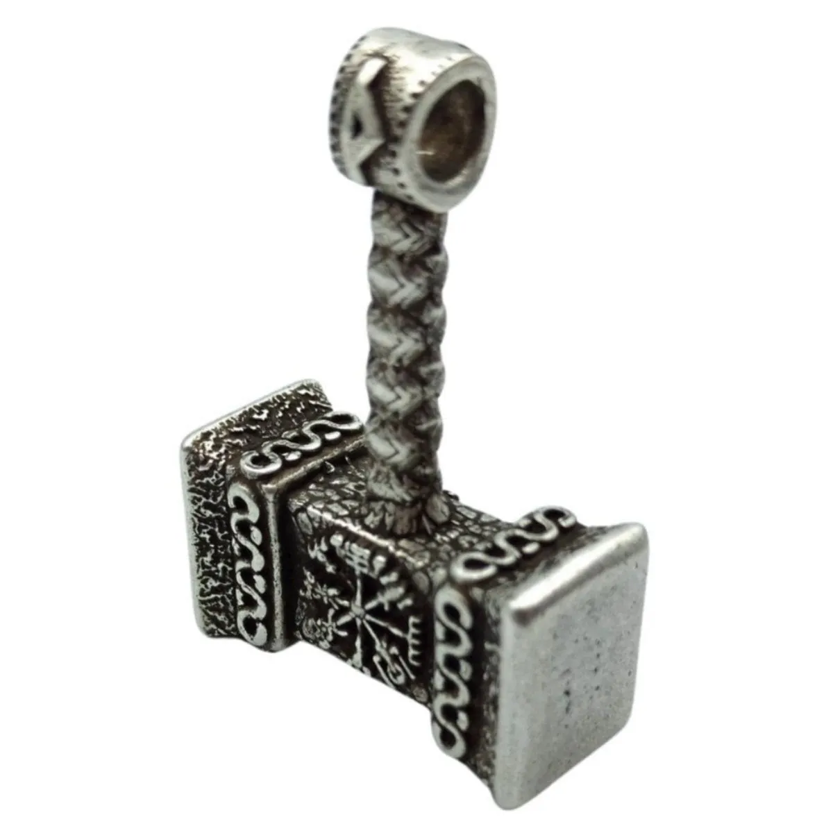 Mjolnir with runes pendant