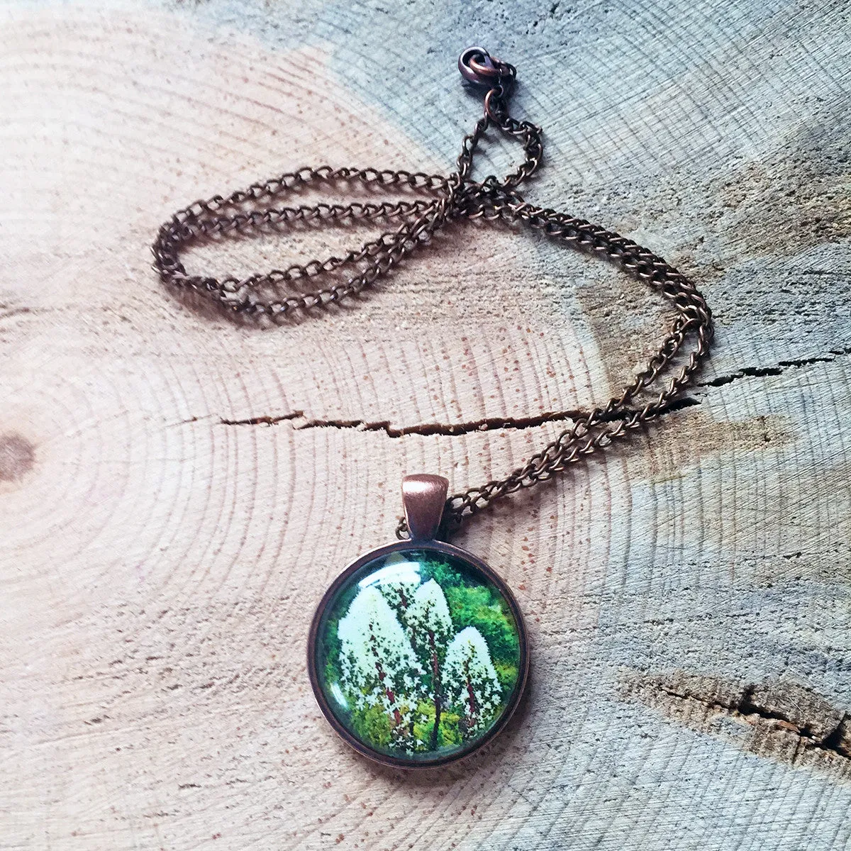 Montana Wildflower Photo Jewelry - Beargrass