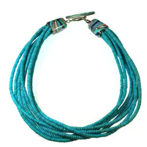 Multi Strand Turquoise Necklace