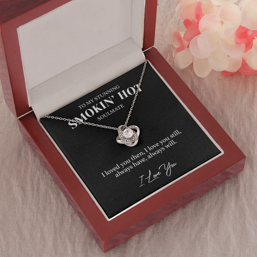 My Stunning Soulmate - Love You Still Luxury Love Knot Necklace