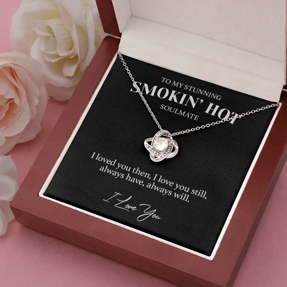 My Stunning Soulmate - Love You Still Luxury Love Knot Necklace