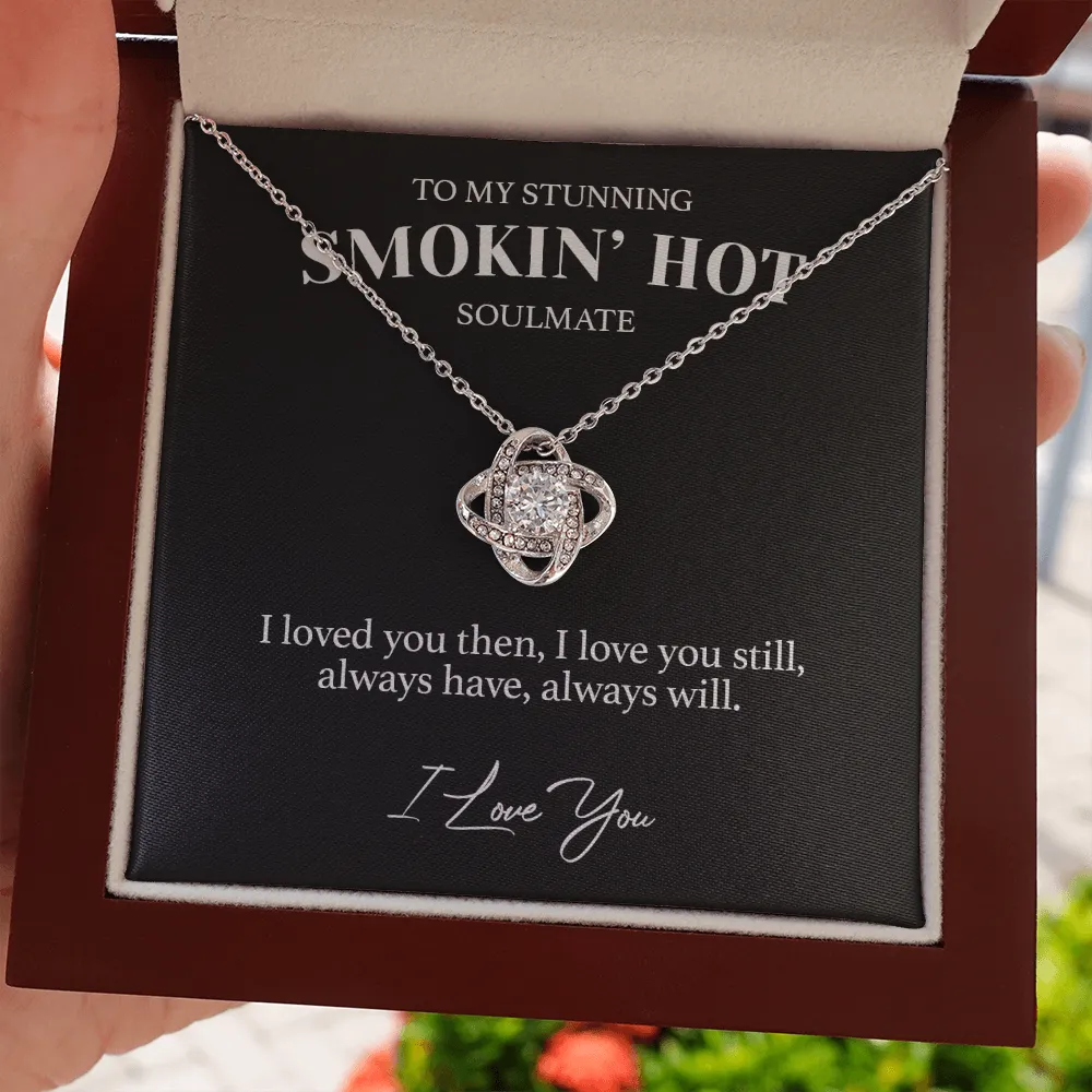 My Stunning Soulmate - Love You Still Luxury Love Knot Necklace